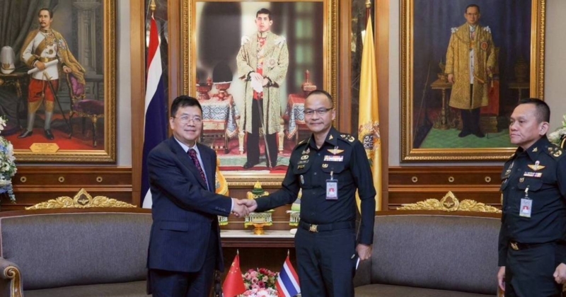 พล.อ.สนิทชนก ต้อนรับผู้แทนพิเศษจีน ร่วมหารือชายแดนไทย–กัมพูชา