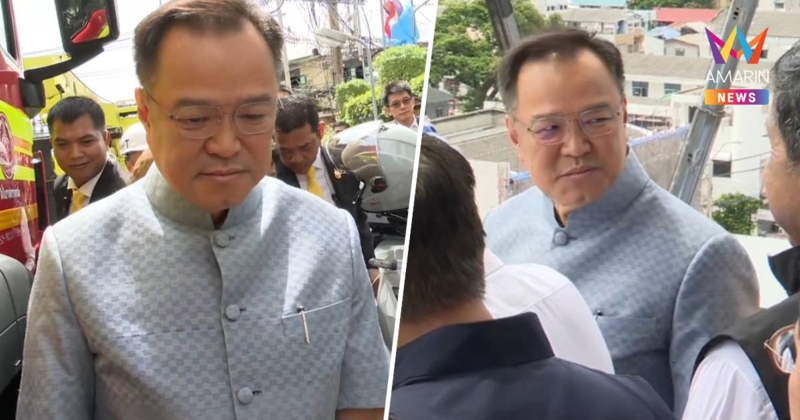“นายกฯ” รุดตรวจเหตุถนนทรุด-ขึ้นตึกดูภาพมุมสูง