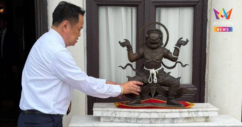 "อนุทิน" เผยย้ายรูปปั้น "นรสิงห์" กลับตึกไทยคู่ฟ้า ครูบาอาจารย์แนะนำ