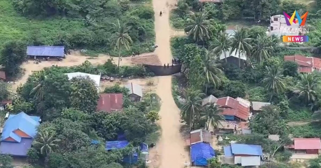บินโดรนสำรวจบ้านหนองจาน–หนองหญ้าแก้ว 3 เวลา
