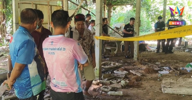 ชาวบ้านแตกตื่น เจอศพนอนเปลือยใกล้ลานปฏิบัติธรรม