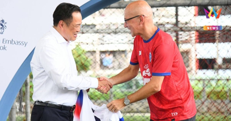 นายกฯ เปิดแข่งขันฟุตบอล ฉลอง170 ปี สัมพันธ์ทางการทูตไทย–สหราชอาณาจักร