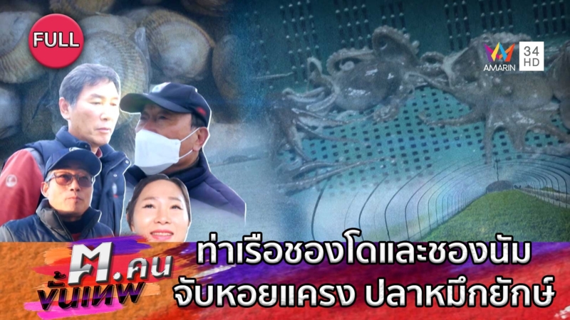 ท่าเรือชองโดและชองนัม จับหอยแครง ปลาหมึกยักษ์ | ฅ.คนขั้นเทพ