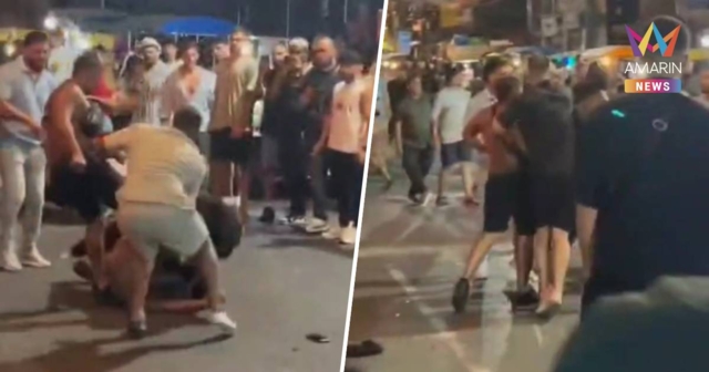 อีกแล้ว!นทท.ต่างชาติ รุมทำร้ายกันเอง กลางซอยบางลา ป่าตอง