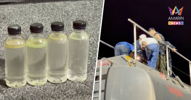 คนขับเทรลเลอร์ ลอบถ่ายน้ำมันดีเซล B-0 กว่า 3.6 ล้านบาท ใส่น้ำเปล่าแทน