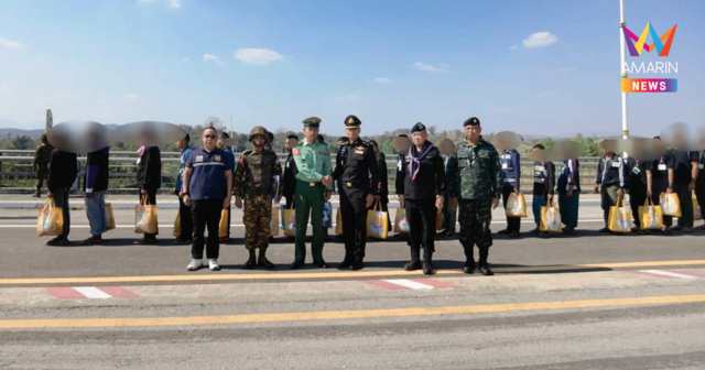 ทบ.ส่งตัว 68 ทหารเมียนมากลับทัพ หลังหนีที่คุมขังฝ่ายกะเหรี่ยงเข้าไทย
