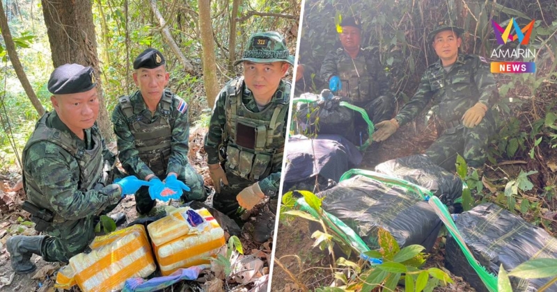 กองกำลังผาเมืองปะทะแก๊งลำเลียงยาเสพติดชายแดนแม่สายยึดยาบ้า6ล้านเม็ด