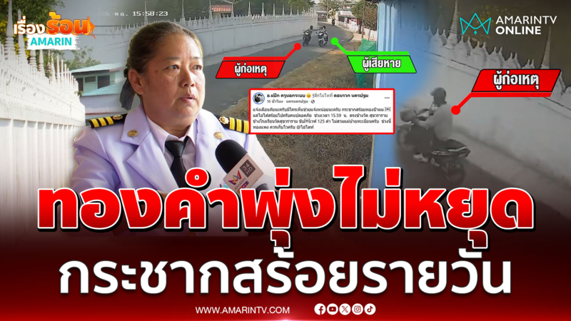 โจรขี่จยย.กระชากสร้อยข้างวัด ผู้เสียหายลั่นอยากเห็นหน้า 