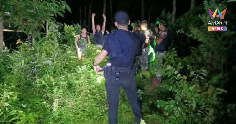 นายอำเภอเกาะพะงัน ระดมกำลังค้นหาช่วยเหลือนักท่องเที่ยวหลงป่า