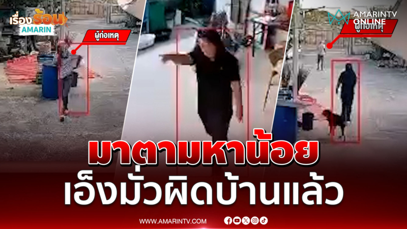 หนุ่มโรคจิต ทำท่าอนาจาร เดินใส่หญิงสาววัยรุ่นในบ้าน
