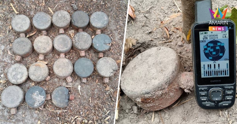 กองทัพไทย เร่งเก็บกู้ทุ่นระเบิดพื้นที่ชายแดนอุบลฯ ตรวจพบ PMN 51 ทุ่น