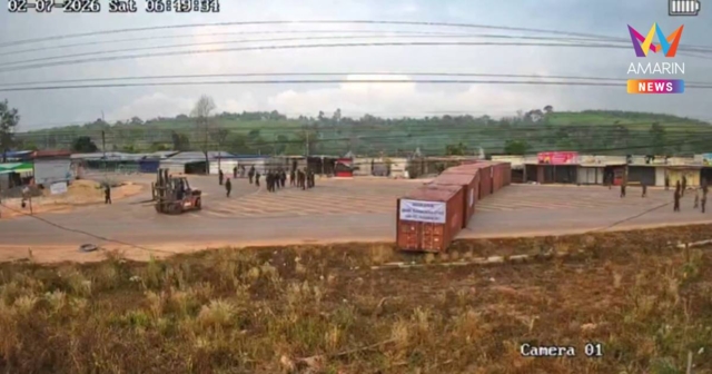 นาวิกโยธิน - กันจอมพลัง เร่งวางตู้คอนเทนเนอร์ ติดตั้งครบตามแผน