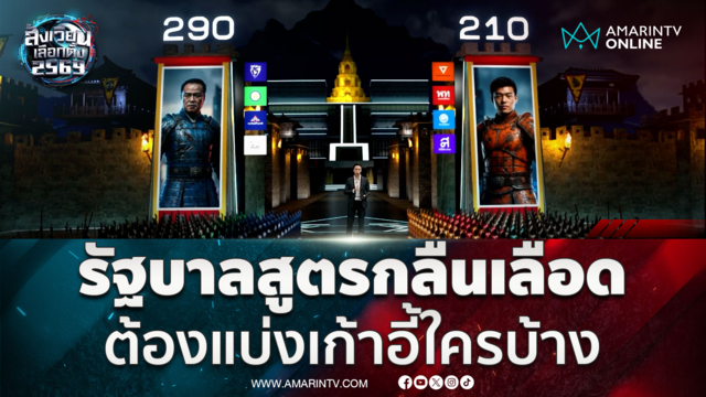 รัฐบาลสูตรกลืนเลือด ต้องแบ่งเก้าอี้ใครบ้าง