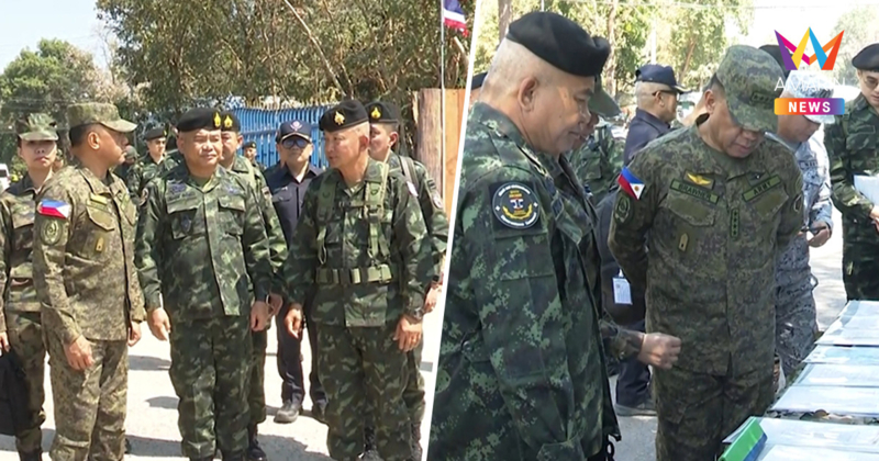 บิ๊กทหารฟิลิปปินส์เห็นกับตา! รังสแกมเมอร์-อาคารกาสิโนชายแดนสุรินทร์