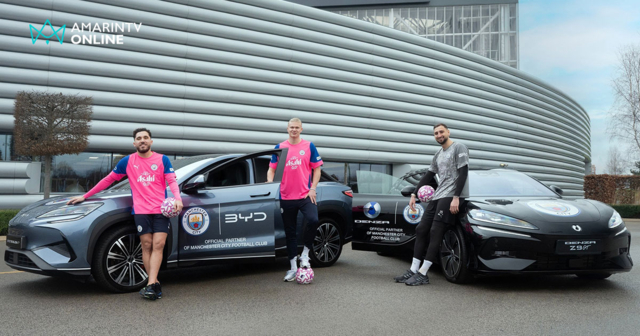 BYD สนับสนุน Manchester City รับไม้ต่อประวัติศาสตร์จากยุค Nissan