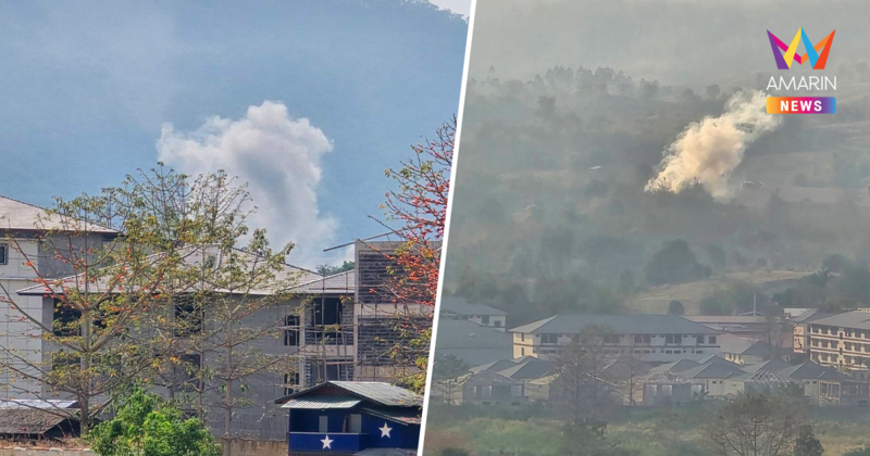 วินาทีหนีตาย! กระสุนปืนกลพม่าร่วงใส่ห้องน้ำ เฉียดด.ญ.8ขวบหวุดหวิด