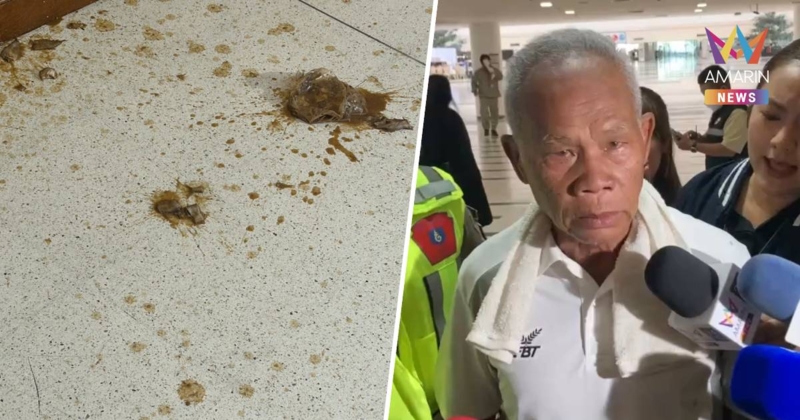 เหม็นหึ่ง! ชายบุกปา “ปลาร้า” หน้า กกต. ไม่พอใจเป็นองค์กรพึ่งพาไม่ได้