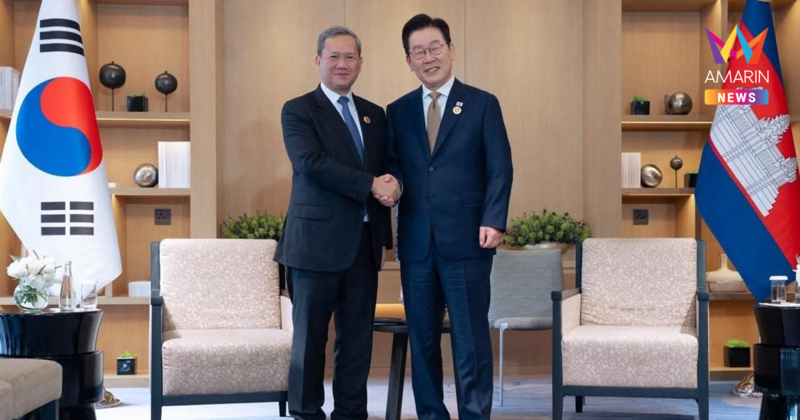 ฮุน มาเนต จับมือ ปธน.เกาหลีใต้ ประกาศสงครามสแกมเมอร์ ย้ำกัมพูชาเอาจริง