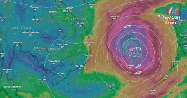 จับตา! พายุหมุนเขตร้อน ลูกใหม่ แนวโน้มจะทวีกำลังถึงระดับ พายุไต้ฝุ่น