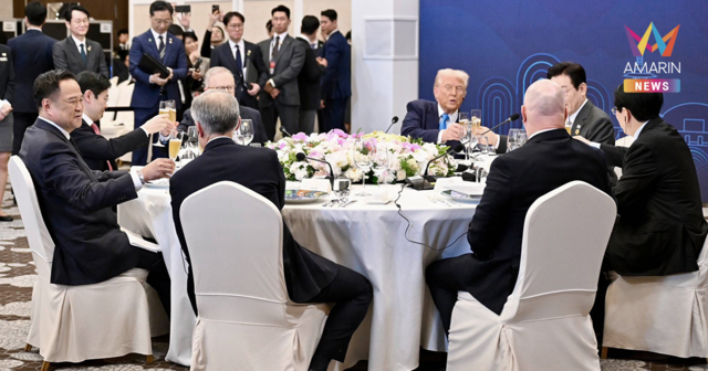 นายกฯ ร่วมวงดินเนอร์มื้อพิเศษกับ โดนัลด์ ทรัมป์ ที่ ปธน.เกาหลีใต้จัด