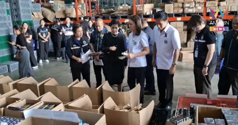 ทลายโกดังเครื่องสำอางผิดกฎหมายเกือบ 70,000 ชิ้นมูลค่ากว่า 7 ล้าน