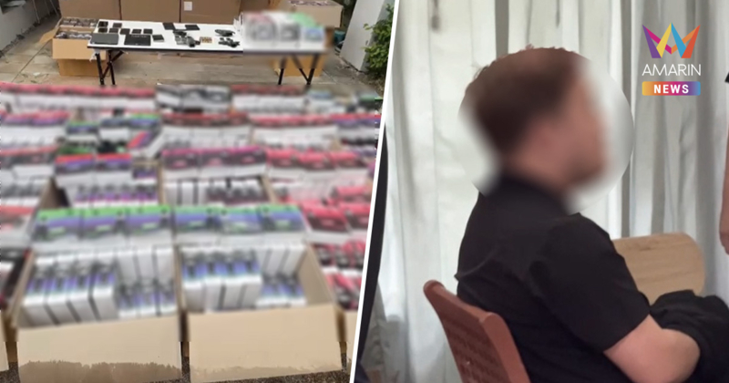 ค้นบ้านหรูยึดบุหรี่ไฟฟ้า 8หมื่นชิ้น มูลค่ากว่า 24ล้าน อ้างนำเข้าจากจีน