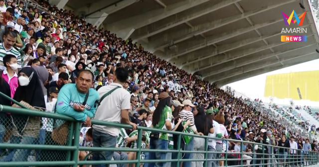 สนามศุภฯแตก ประมวลภาพ หมอนทองวิทยา VS อบจ.ชัยนาท นัดชิงฯ ฟุตบอล 7 สี