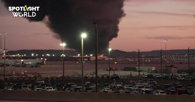 เครื่องบินขนสินค้า UPS ตก ในเคนทักกี ไฟลุกลามเผาห้างร้านวอด ดับ 4 ราย