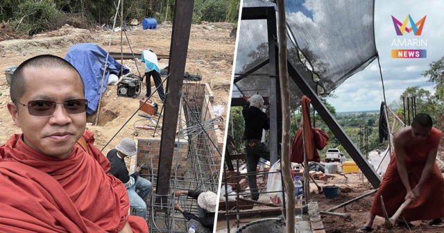 เขมรปักธงยึด ปราสาทคนาแล้ว! ระดมกำลังสร้างสลิงกระเช้าขึ้นเขา