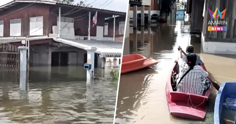 น้ำเหนือทะลักนครสวรรค์ บ้านปชช.จมเจ้าพระยา เดือดร้อน 846 ครัวเรือน