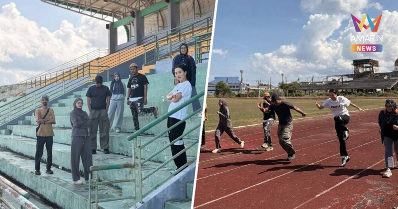 "ไอซ์ รักชนก" พาทัวร์ สนามกีฬานราธิวาส งบ 181 ล้าน ฉายาร้อยปีไม่เสร็จ