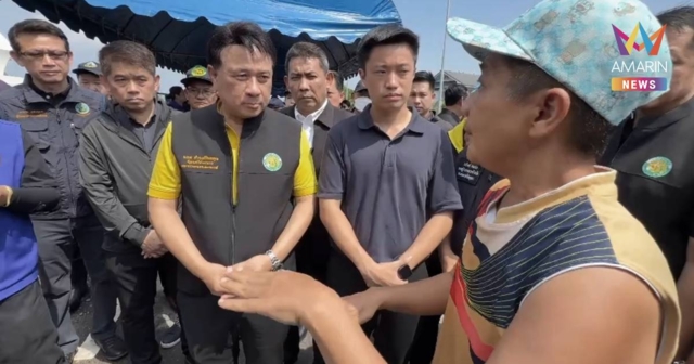 ชาวบ้านตะโกนต่อว่า รมช.เกษตรฯ-อธิบดีกรมชลฯ บริหารน้ำผิดพลาด