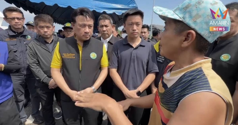 ชาวบ้านตะโกนต่อว่า รมช.เกษตรฯ-อธิบดีกรมชลฯ บริหารน้ำผิดพลาด