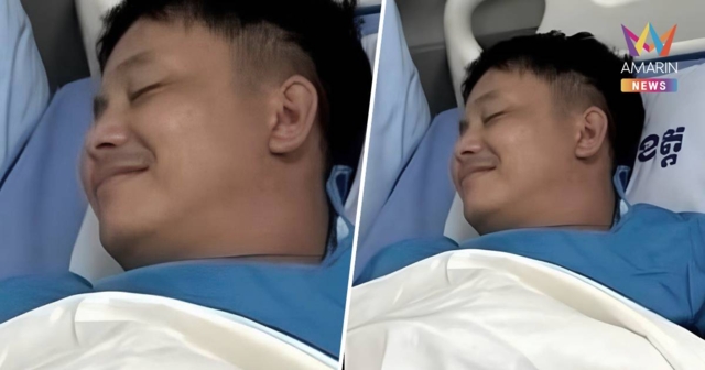 โป๊ะอีก! ทหารเขมรที่บอกถูกยิงสาหัส นอนอมยิ้มในห้อง ICU
