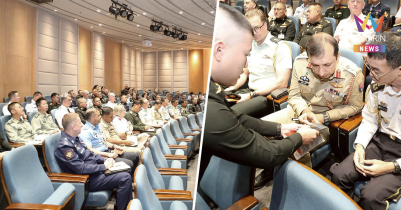 หลักฐานชัด! ทุ่นระเบิดใหม่ ทัพไทยโชว์ภาพให้ผช.ทูตทหาร18ประเทศดูกับตา