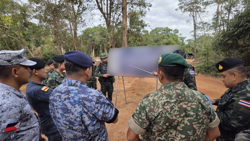 เกาะติดชายแดน! คณะAOT-กองทัพไทย ตรวจ "ปราสาทคนา" ดูทุ่นระเบิด