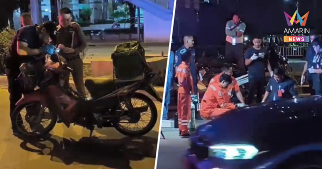 สลด! ไรเดอร์วัย 61 หลับใน ขี่จยย.ส่ายไปมา ก่อนเสียหลักรถล้มดับคาที่