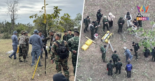 ไทย-กัมพูชา เริ่มบินโดรนสำรวจร่วม ปักหมุดชั่วคราวตามแนวอ้างสิทธิ