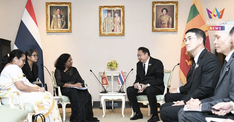 "สุชาติ" ถกทูตศรีลังกาปมช้างไทย! เตรียมประสานกต. ขอบินพบ ปธน.