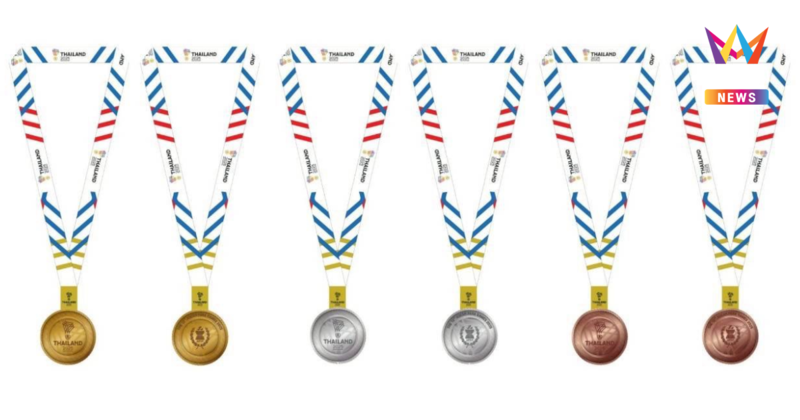 เผยโฉม "เหรียญซีเกมส์-อาเซียนพาราเกมส์ 2025" ผสมผสานกีฬากับศิลปะไทย