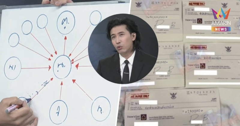 "กรรชัย" กางแผนผังดารา "น.หนู" ชวนเพื่อนลงทุนกว่า 200ล้าน