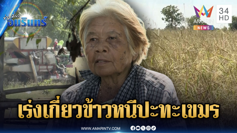 เร่งเกี่ยวข้าวให้เสร็จภายในสิ้นเดือนนี้ นับถอยหลังเปิดฉากปะทะรอบ 2