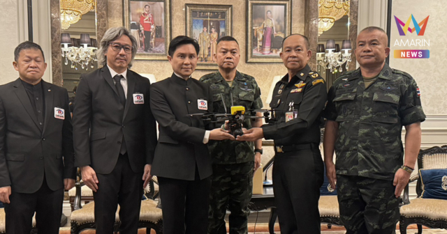 กองทัพบก รับมอบโดรนฝีมือคนไทย 100 ลำ เสริมแสนยานุภาพชายแดนสู้เขมร