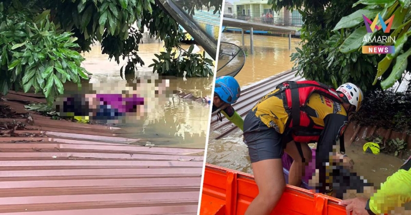 เศร้า ! กู้ภัยเผยภาพชาวบ้านรอความช่วยเหลือจนหมดลมหายใจ