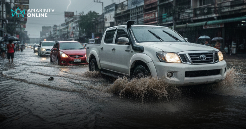 เช็กลิสต์ความสูง! รถของคุณลุยน้ำได้สูงสุดกี่เซนติเมตร?