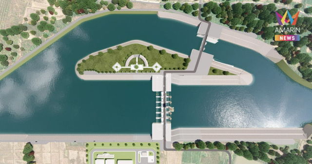 ชป. ลุยลุ่มน้ำสงคราม สร้างอาคารบังคับประตู ชุมชนพร้อมหนุนเต็มแรง