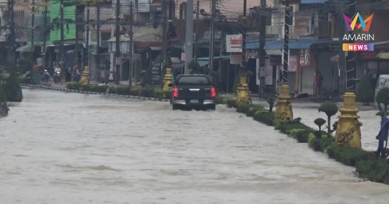 สตูล อ.ระงู ระดับน้ำลดลงในบางจุด แนวโน้มฝนลดต่อเนื่อง กระทบรวม 7 อำเภอ