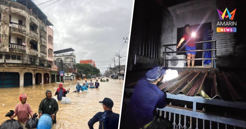 ชุดปฏิบัติการพิเศษกองทัพเรือ   ลงพื้นที่ช่วยประชาชนตลอด 24 ชม.