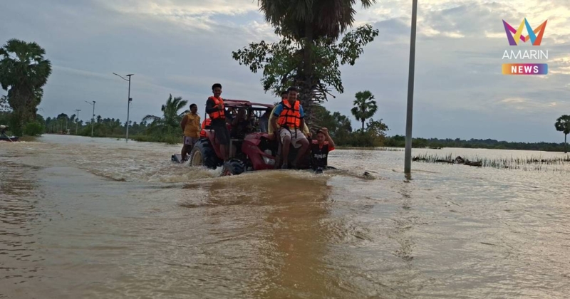 ​ปัตตานีวิกฤต! น้ำท่วม อ.หนองจิก ชาวบ้านขาดแคลนอาหาร​