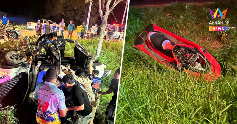 แห่ให้กำลังใจ ทีมกู้ภัยเชียงใหม่ช่วยน้ำท่วมสงขลา รถคว่ำพังยับ!